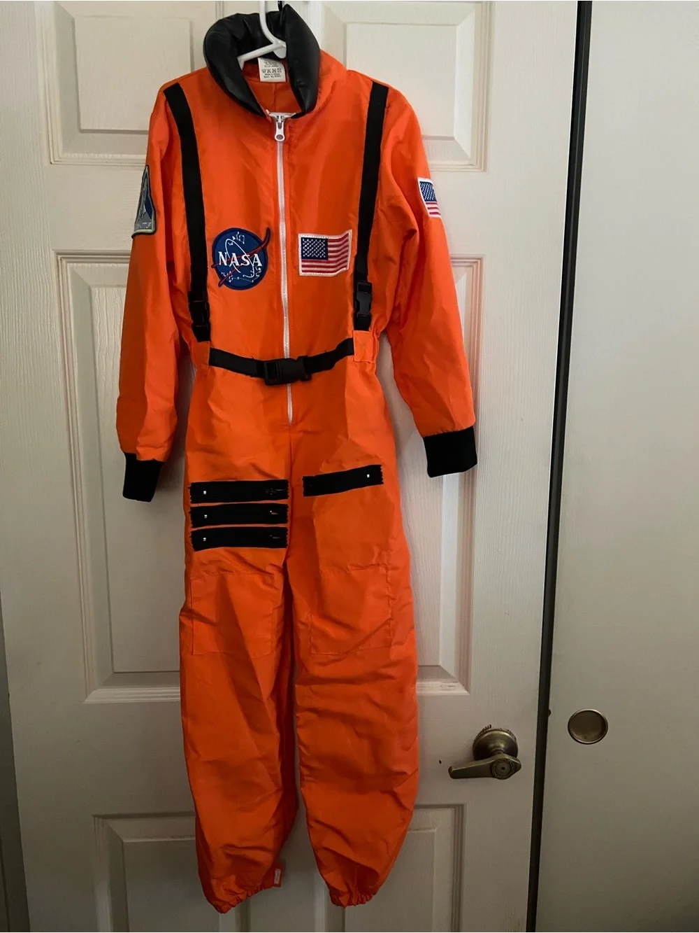 Kids' NASA Explorer Orange Jumpsuit Costume/Dress Up With NASA Cap. NWOT. Medium